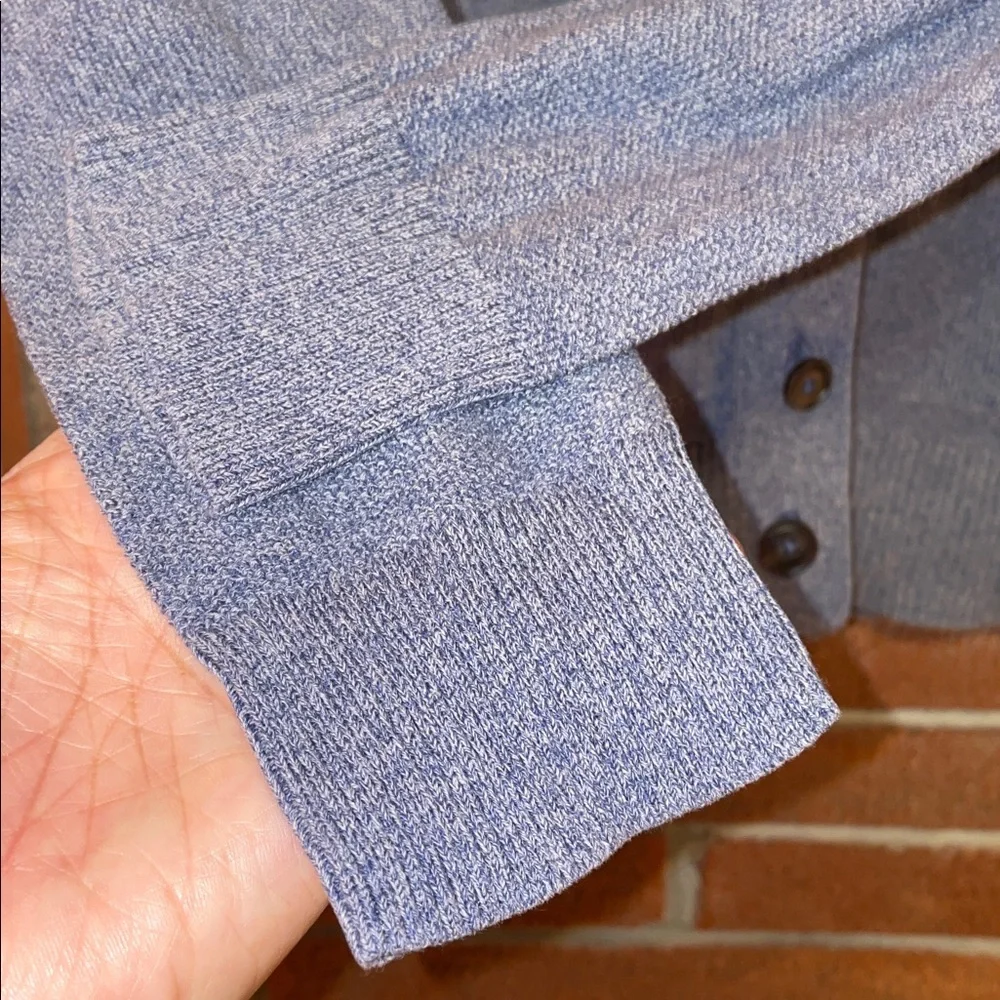 Madewell 100% cotton blue bird sky cardigan size medium - Picture 5 of 8